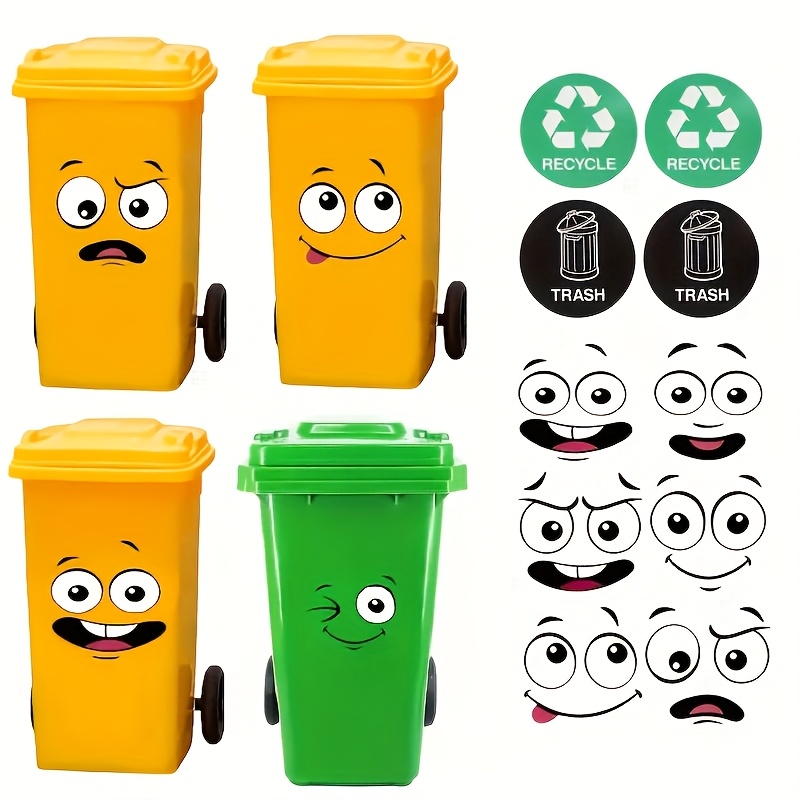 4pcs Trash Can Stickers Recycl - Office Furniture Recycling review and price